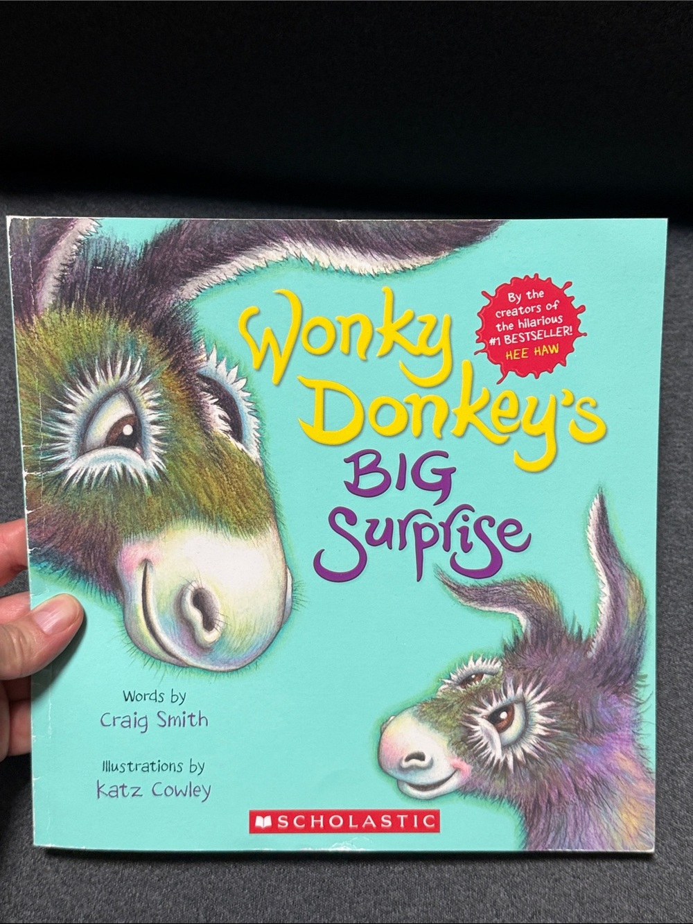 Scholastic Wonky Donkey's Big Surprise Kids Book Story Book Reading Bed Time